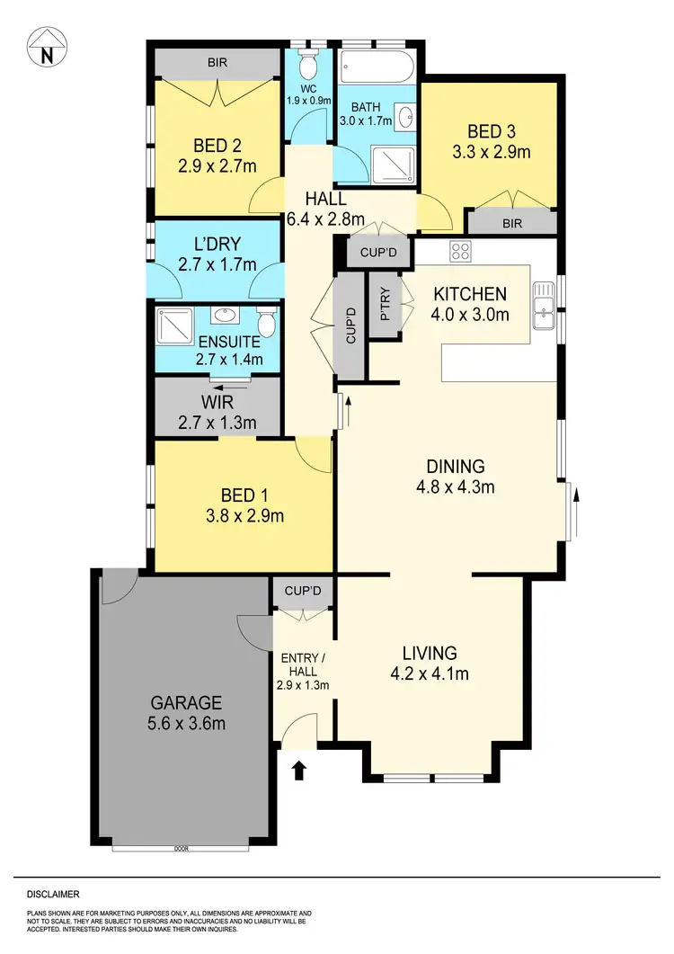 Floorplan of Homely unit listing, 2/5 Riverview Court, Sebastopol VIC 3356