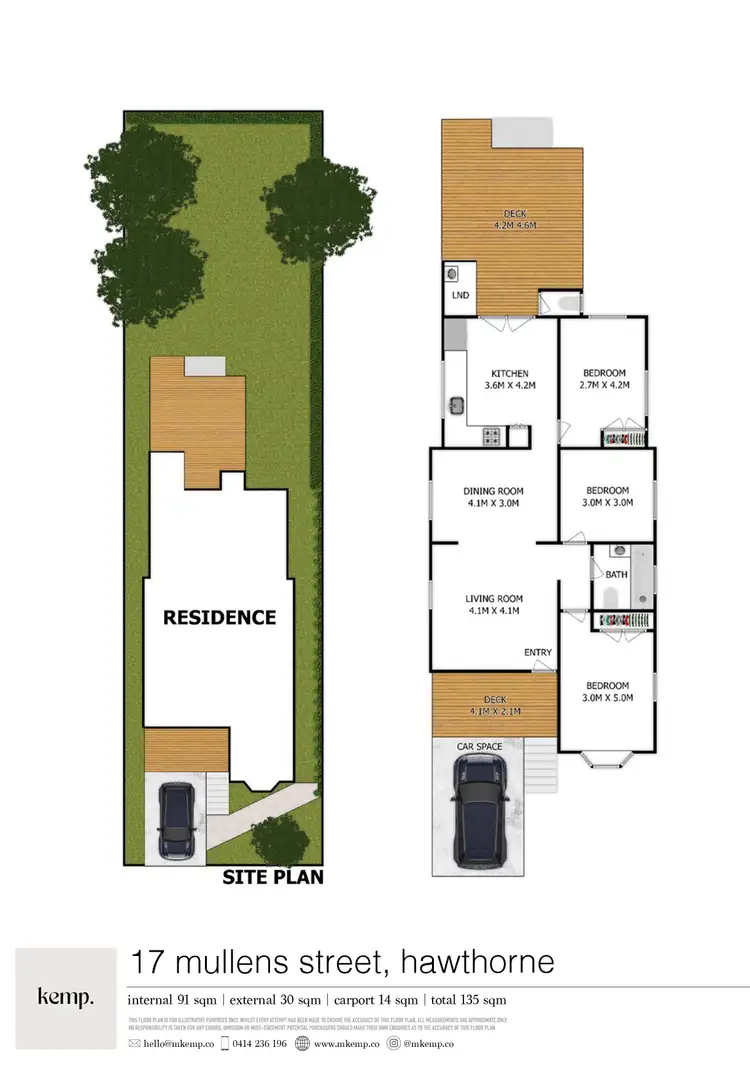 Floorplan of Homely house listing, 17 Mullens Street, Hawthorne QLD 4171