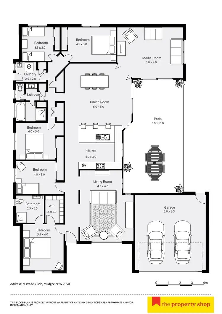 Floorplan of Homely house listing, 21 White Circle, Mudgee NSW 2850
