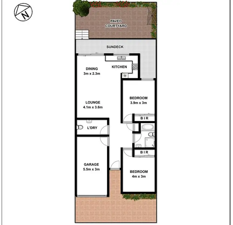Floorplan of Homely villa listing, 10/8-12 Fitzwilliam Road, Old Toongabbie NSW 2146