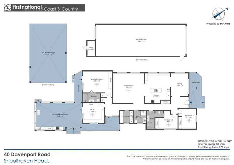 Floorplan of Homely house listing, 40 Davenport Road, Shoalhaven Heads NSW 2535