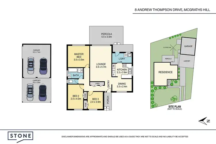Floorplan of Homely house listing, 8 Andrew Thompson Drive, Mcgraths Hill NSW 2756