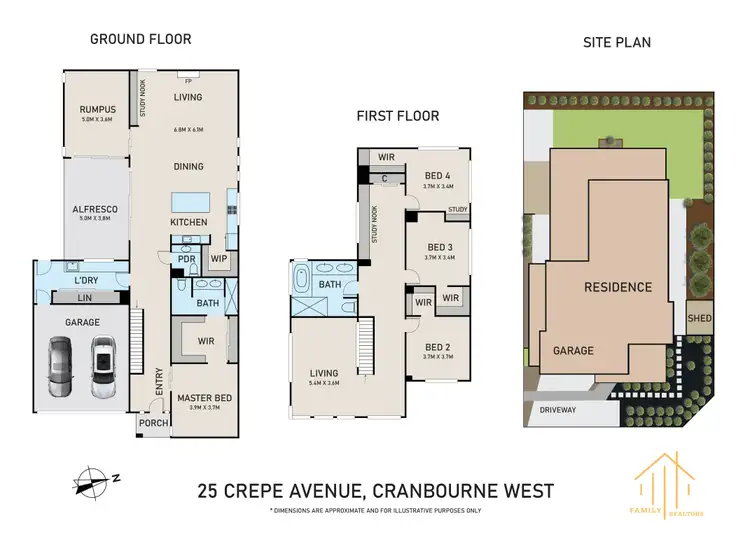 Floorplan of Homely house listing, 25 Crepe Avenue, Cranbourne West VIC 3977