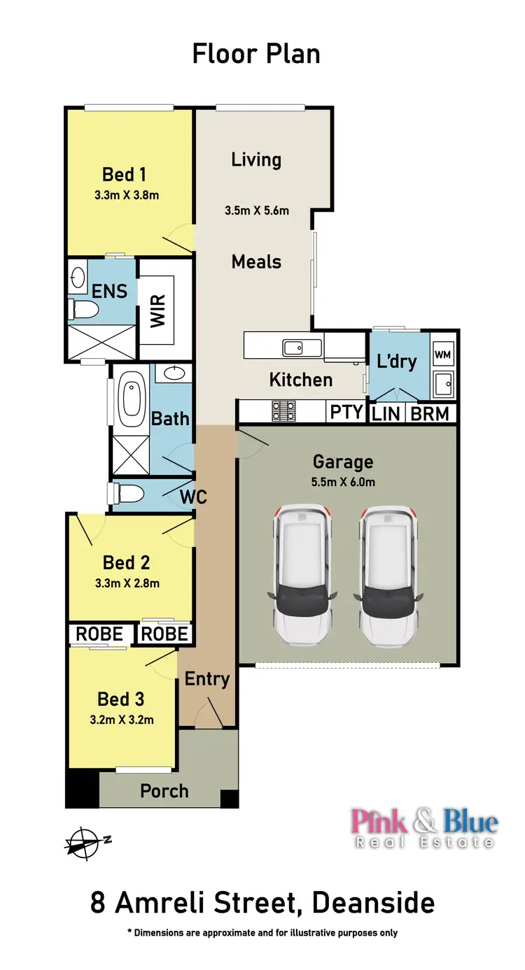 Floorplan of Homely house listing, 8 Amreli Street, Deanside VIC 3336