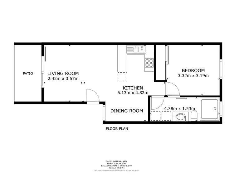 Floorplan of Homely unit listing, 9/451-455 Severin Street, Manunda QLD 4870