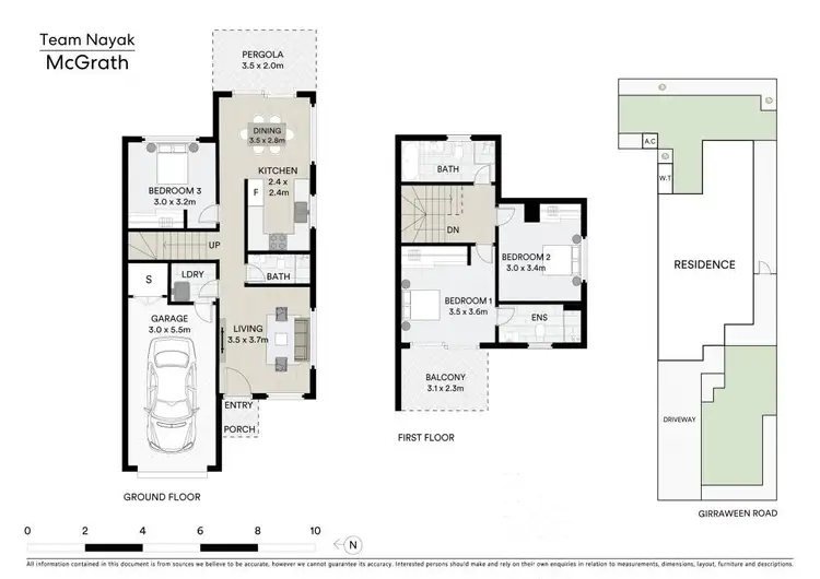 Floorplan of Homely semi-detached listing, 61A Girraween Road, Girraween NSW 2145