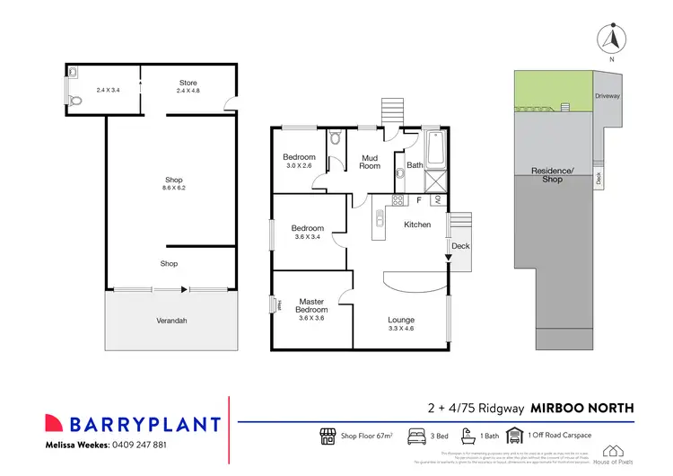 Floorplan of Homely house listing, 4/75 Ridgway Road, Mirboo North VIC 3871