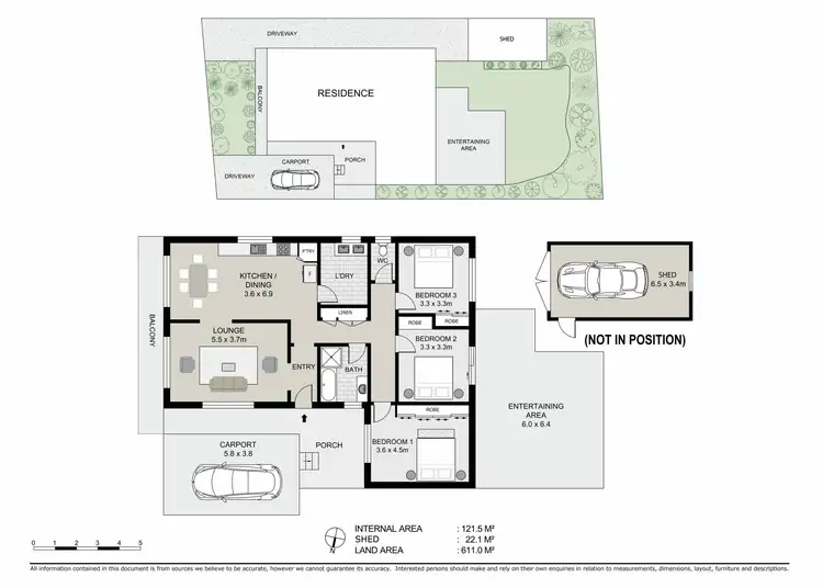 Floorplan of Homely house listing, 5 Manning Avenue, California Gully VIC 3556
