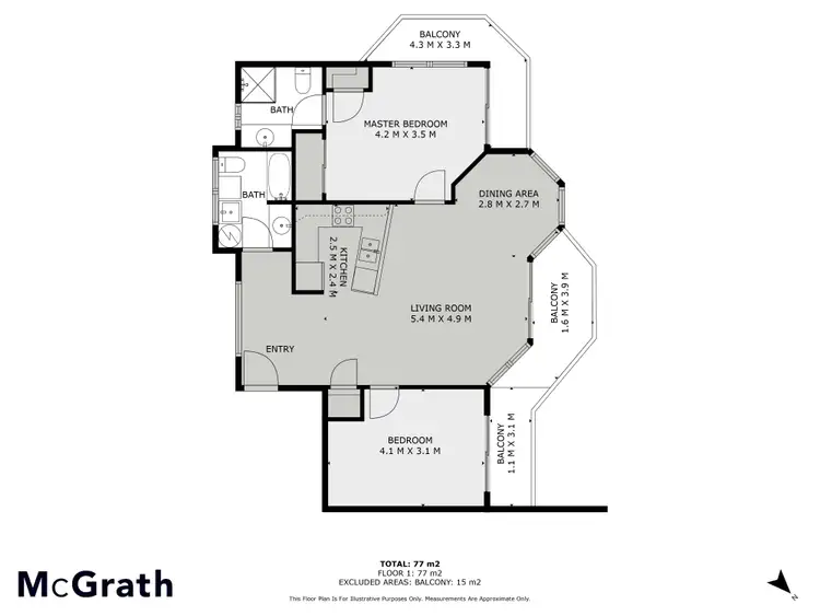 Floorplan of Homely apartment listing, 3/19-21 Adams Avenue, East Jindabyne NSW 2627