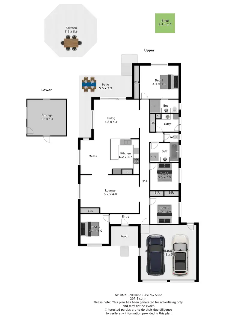 Floorplan of Homely house listing, 13 Newman Crescent, Wodonga VIC 3690