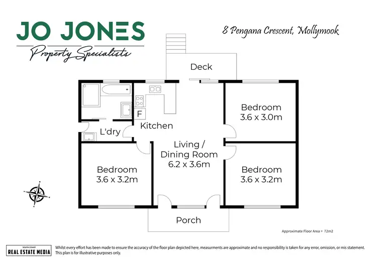 Floorplan of Homely house listing, 8 Pengana Crescent, Mollymook NSW 2539