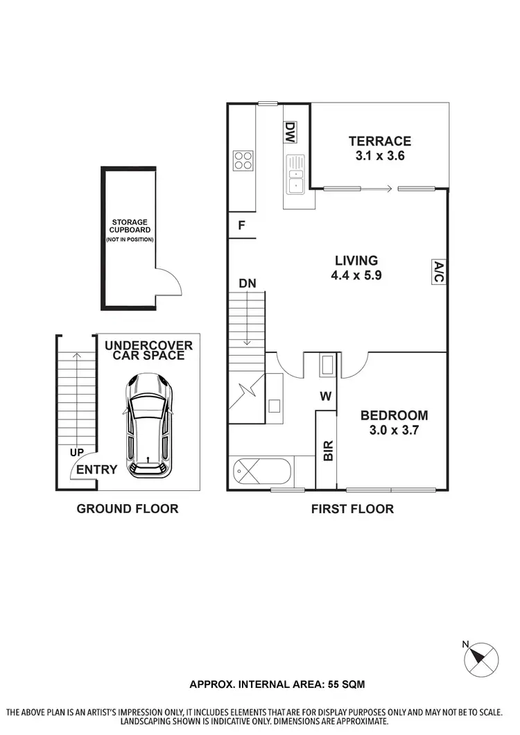 Floorplan of Homely apartment listing, 5/129 Albert Street, Brunswick VIC 3056