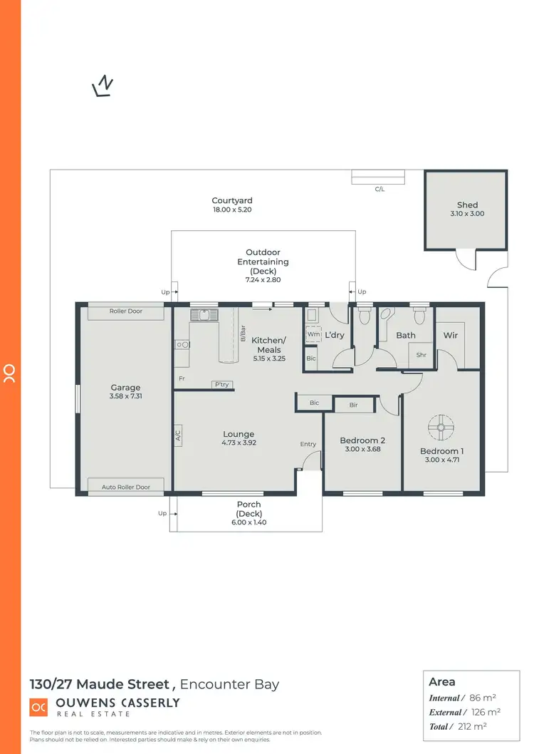 Floorplan of Homely unit listing, 130/27 Maude Street, Encounter Bay SA 5211