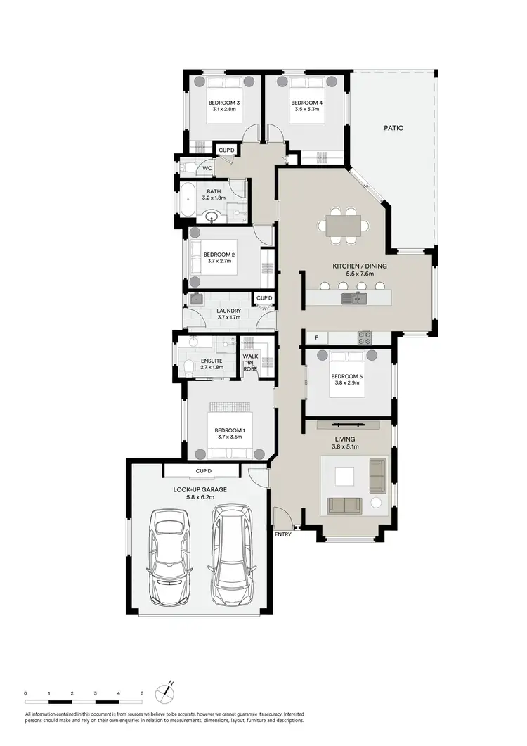 Floorplan of Homely house listing, 7 Cypress Avenue, Norman Gardens QLD 4701