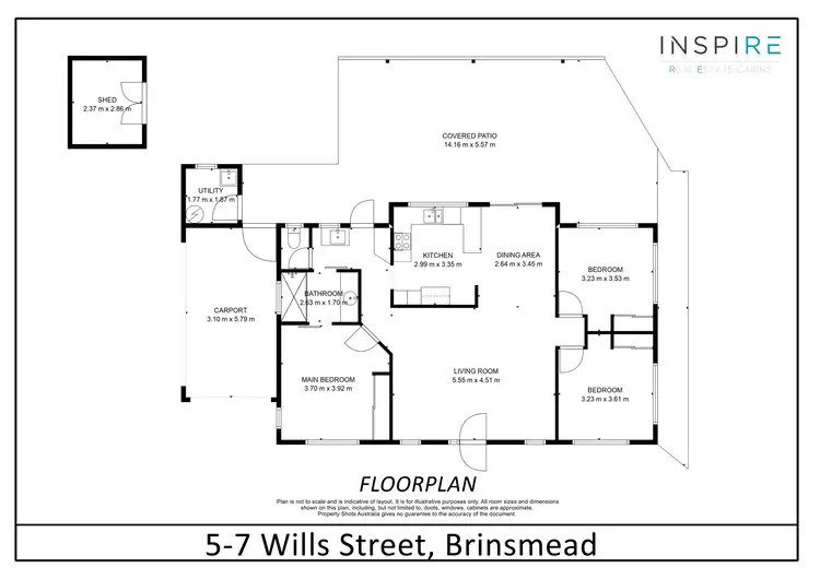 Floorplan of Homely house listing, 5-7 Wills Street, Brinsmead QLD 4870