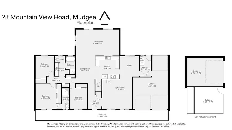 Floorplan of Homely house listing, 28 Mountain View Road, Mudgee NSW 2850