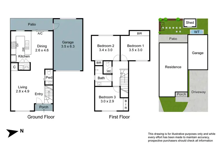 Floorplan of Homely house listing, 3/20 Burrows Avenue, Dandenong VIC 3175
