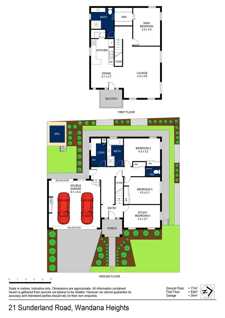 Floorplan of Homely house listing, 21 Sunderland Road, Wandana Heights VIC 3216
