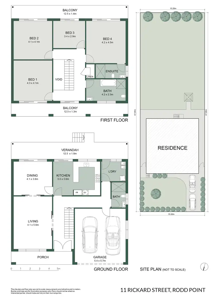Floorplan of Homely house listing, 11 Rickard Street, Rodd Point NSW 2046