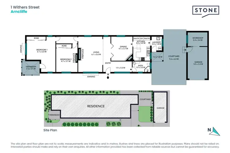 Floorplan of Homely house listing, 1 Withers Street, Arncliffe NSW 2205