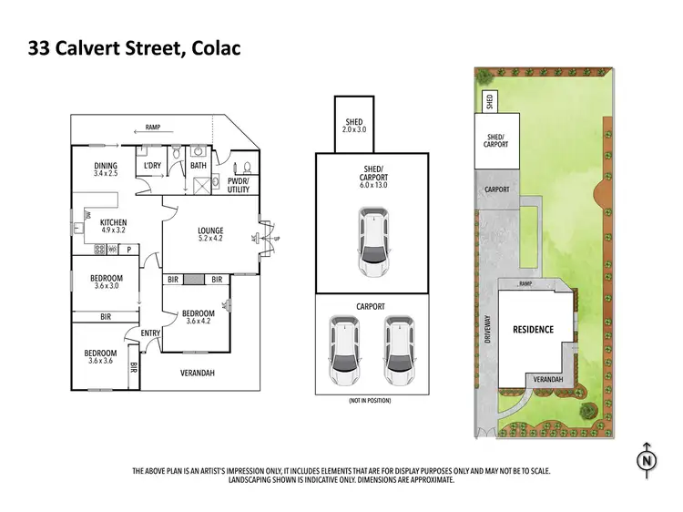Floorplan of Homely house listing, 33 Calvert Street, Colac VIC 3250