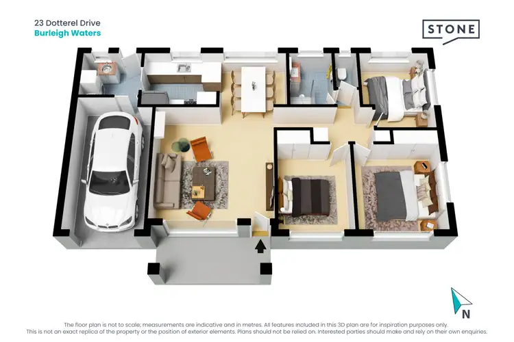 Floorplan of Homely house listing, 23 Dotterel Drive, Burleigh Waters QLD 4220