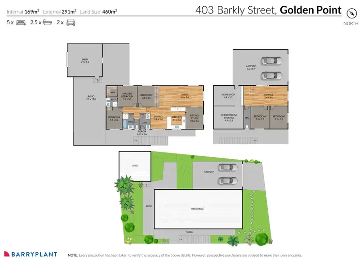 Floorplan of Homely house listing, 403 Barkly Street, Golden Point VIC 3350