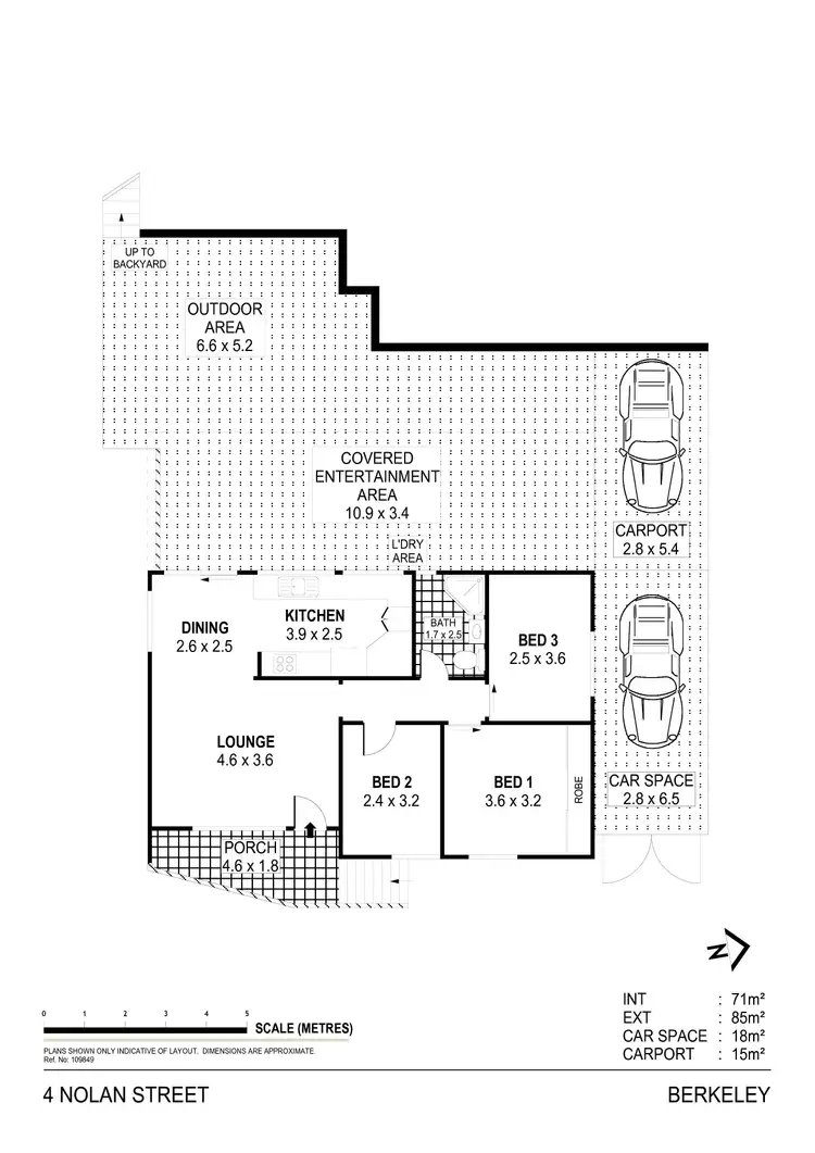 Floorplan of Homely house listing, 4 Nolan Street, Berkeley NSW 2506
