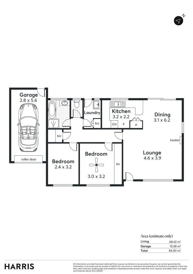 Floorplan of Homely unit listing, 5/38 Station Avenue, Blackwood SA 5051