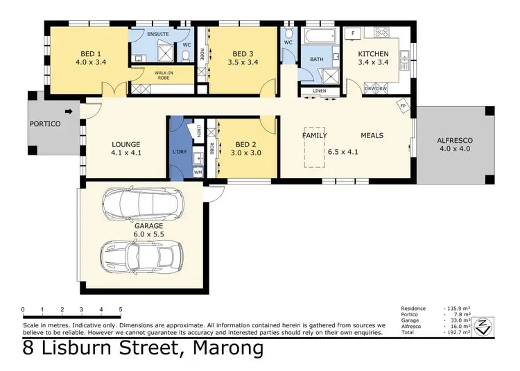 Floorplan of Homely house listing, 8 Lisburn Street, Marong VIC 3515