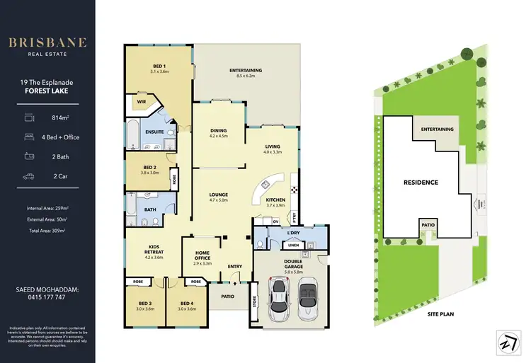 Floorplan of Homely house listing, 19 The Esplanade, Forest Lake QLD 4078
