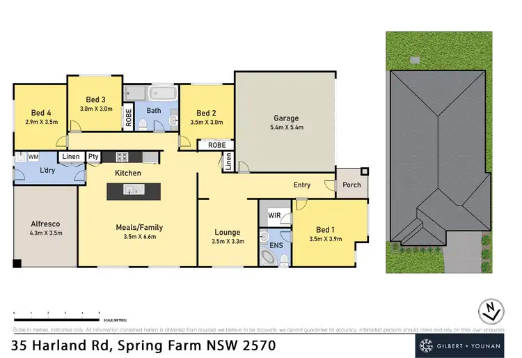 Floorplan of Homely house listing, 35 Harland Road, Spring Farm NSW 2570