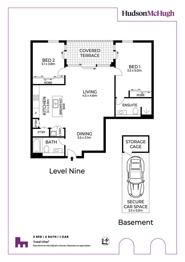 Floorplan of Homely apartment listing, 910/2 Malthouse Way, Summer Hill NSW 2130