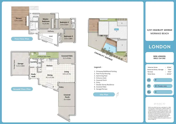 Floorplan of Homely villa listing, 1/27 Chairlift Avenue, Mermaid Beach QLD 4218