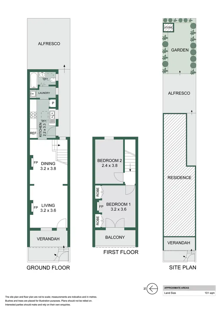 Floorplan of Homely house listing, 96 Ruthven Street, Bondi Junction NSW 2022