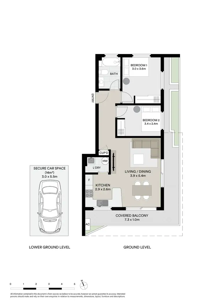 Floorplan of Homely apartment listing, 1/30-32 Queenscliff Road, Queenscliff NSW 2096