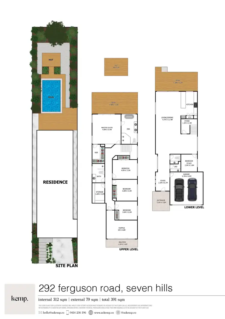 Floorplan of Homely house listing, 292 Ferguson Road, Seven Hills QLD 4170
