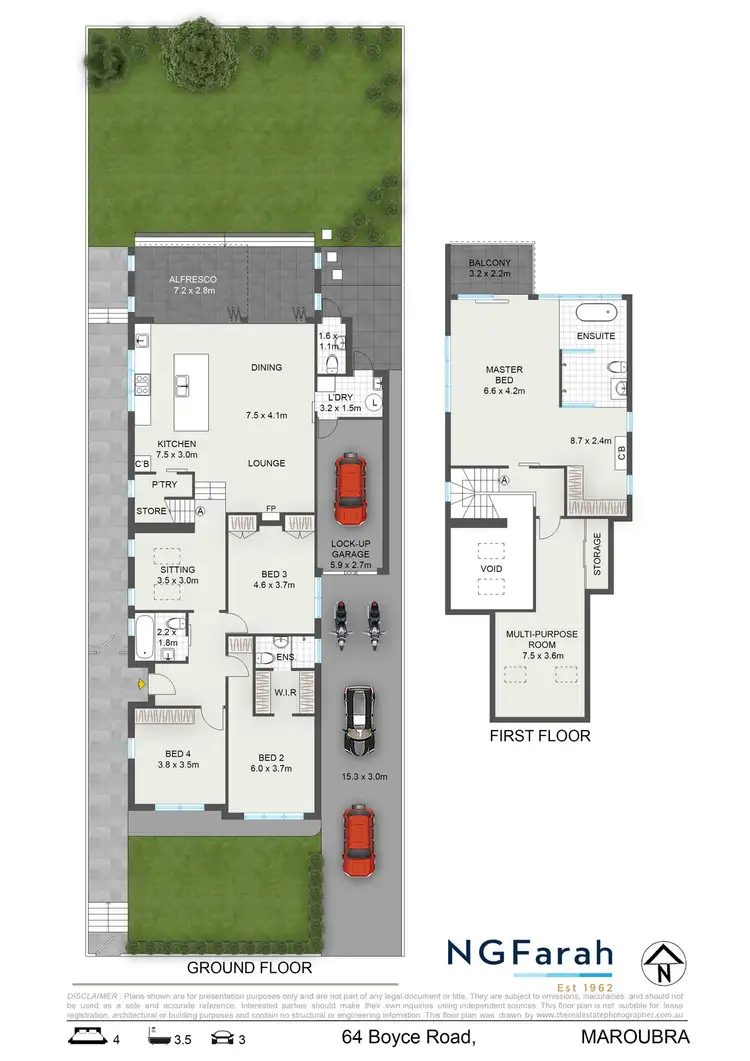 Floorplan of Homely house listing, 64 Boyce Road, Maroubra NSW 2035