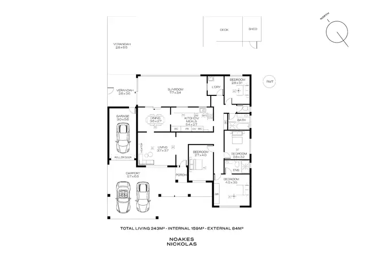 Floorplan of Homely house listing, 1 Spiers Avenue, Pasadena SA 5042