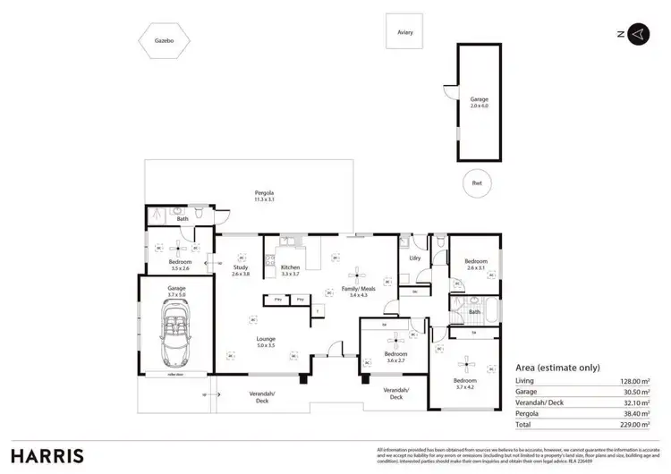 Floorplan of Homely house listing, 12 Camille Street, Hallett Cove SA 5158
