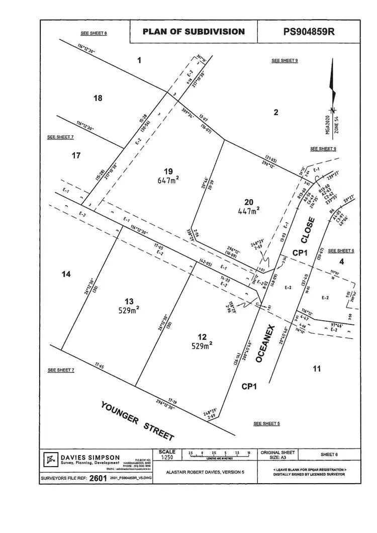 Floorplan of Homely land listing, 3 Oceanex Drive, Warrnambool VIC 3280