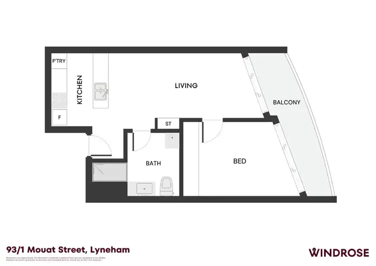 Floorplan of Homely apartment listing, 93/1 Mouat Street, Lyneham ACT 2602