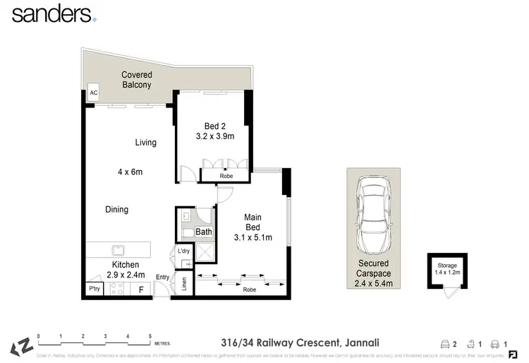 Floorplan of Homely unit listing, 316/34 Railway Crescent, Jannali NSW 2226