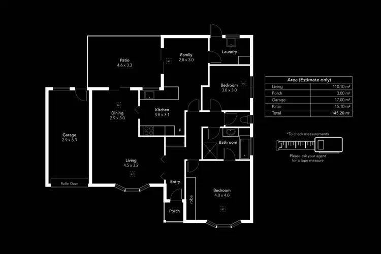 Floorplan of Homely unit listing, 1/17 Penfold Road, Magill SA 5072