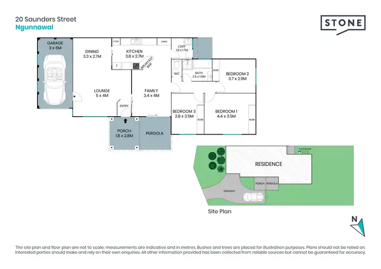 Floorplan of Homely house listing, 20 Saunders Street, Ngunnawal ACT 2913