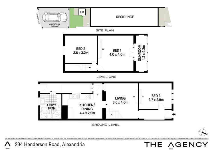 Floorplan of Homely house listing, 234 Henderson Road, Alexandria NSW 2015
