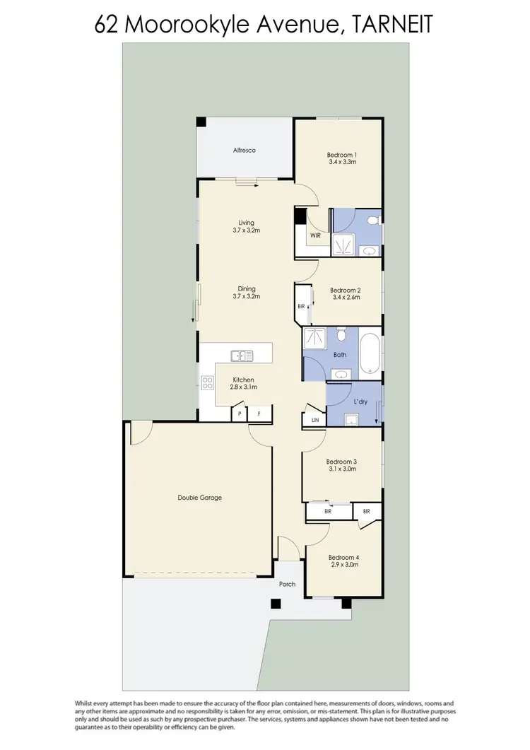 Floorplan of Homely house listing, 62 Moorookyle Avenue, Tarneit VIC 3029