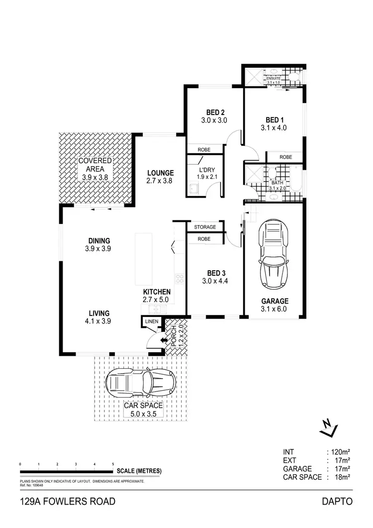 Floorplan of Homely house listing, 129A Fowlers Road, Dapto NSW 2530