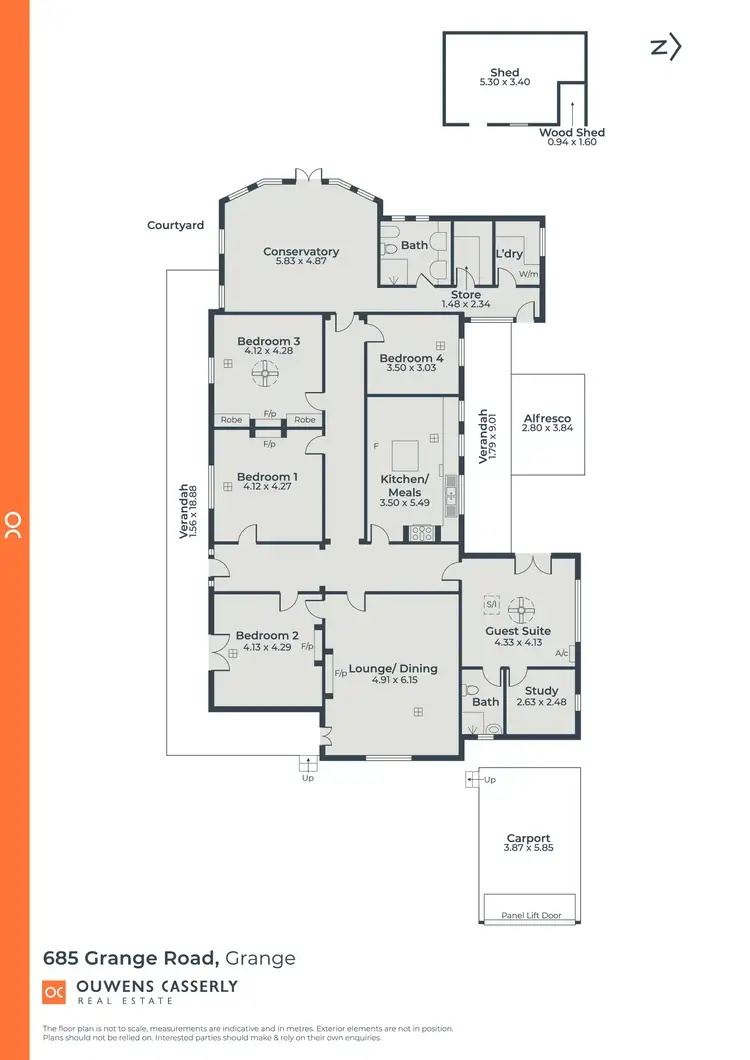 Floorplan of Homely house listing, 685 Grange Road, Grange SA 5022