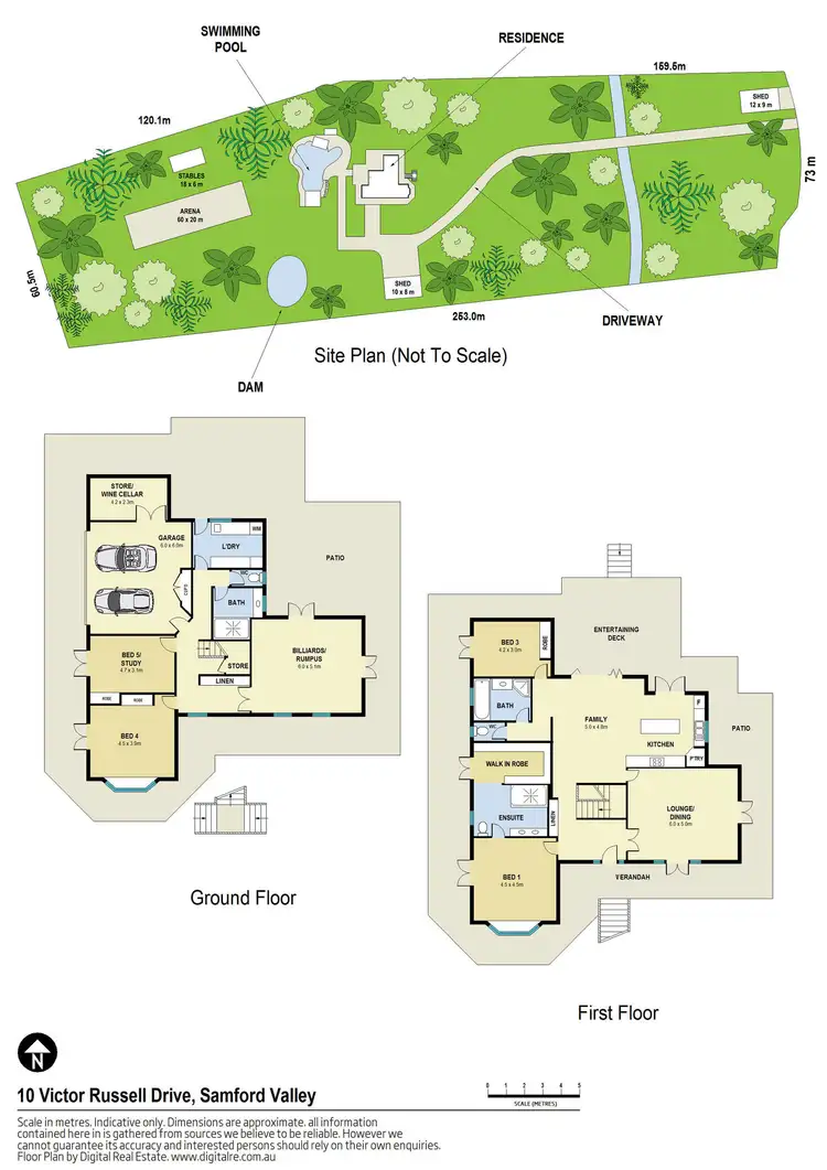 Floorplan of Homely house listing, 10 Victor Russell Drive, Samford Valley QLD 4520